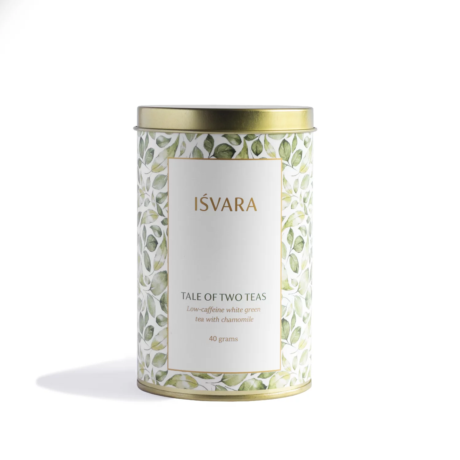 Isvara Tale of Two Teas | Green White Tea and Chamomile Blend (30 servings, 40 gms)