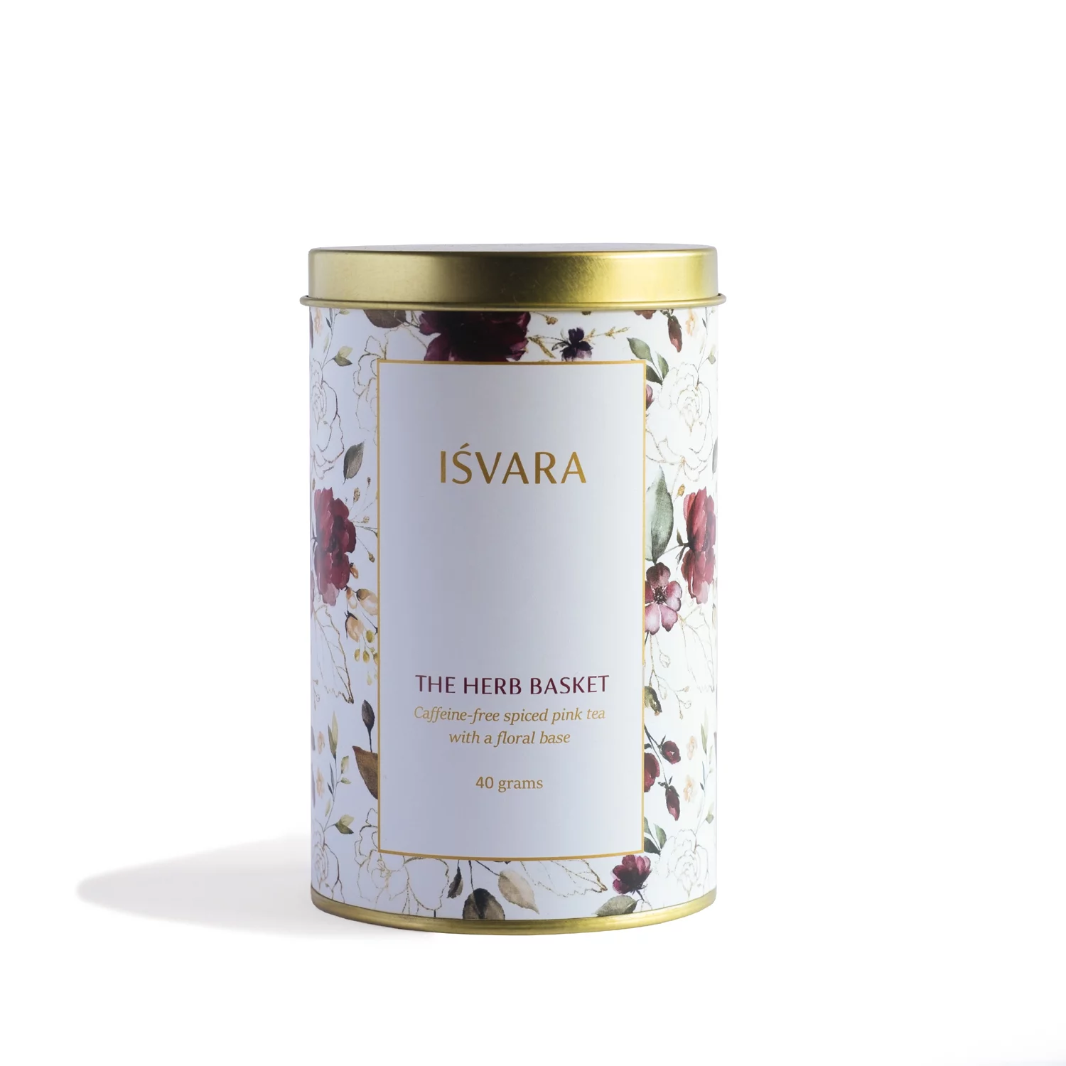 Isvara Caffeine Free Spiced Pink Tea | The Herb Basket (30 servings, 40 gms)