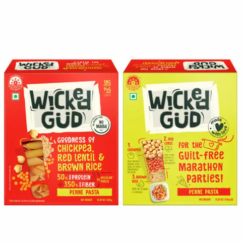 WickedGud Penne Pasta 450gm x 2