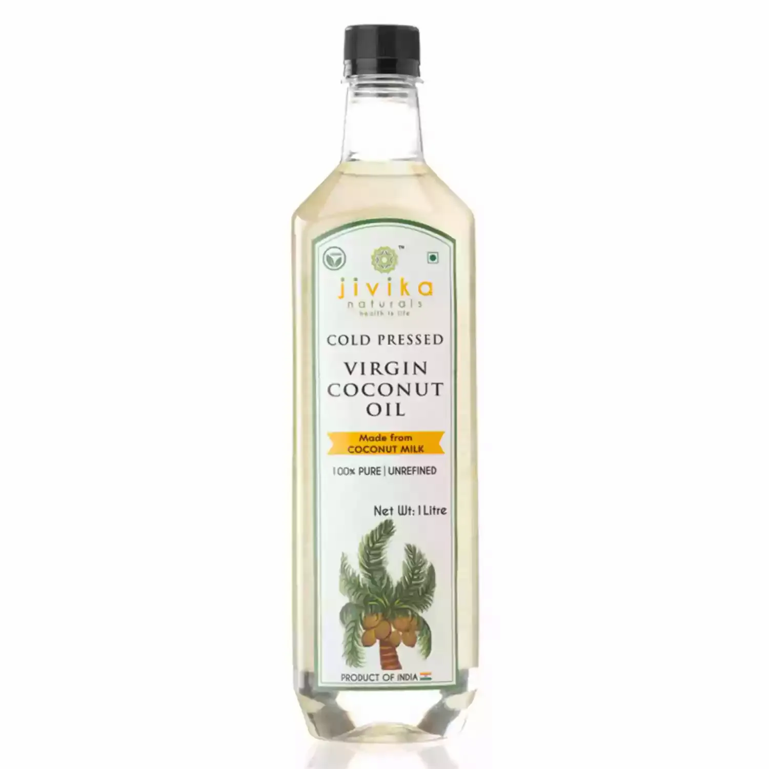 Jivika Naturals Cold Pressed Virgin Coconut oil 1L