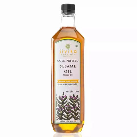 Jivika Naturals Cold Pressed Sesame Oil (1L)