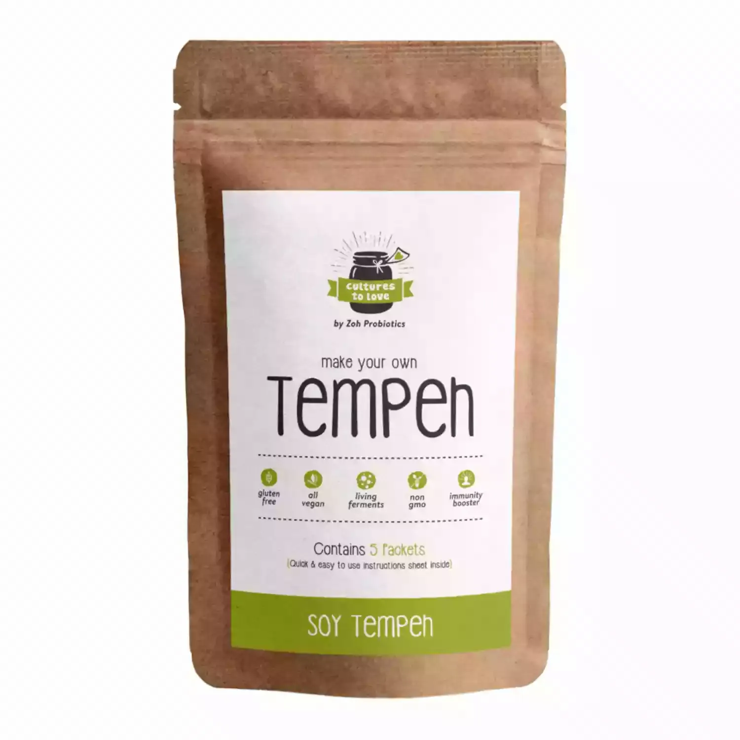 Cultures To Love Soy Tempeh Starter Culture 60 gms