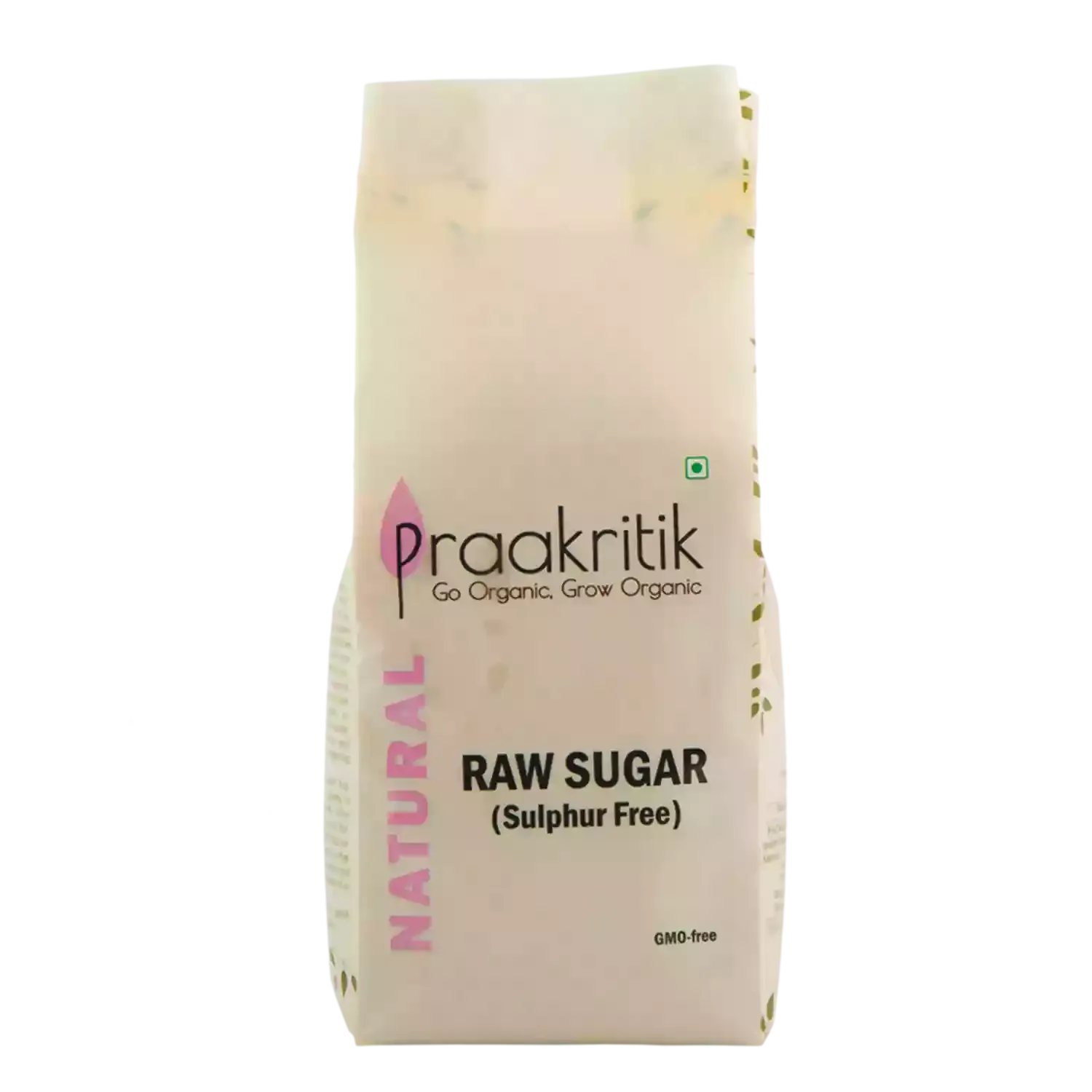 Praakritik Organic Raw Sugar 1 kg (500 gms each - Pack Of 2)