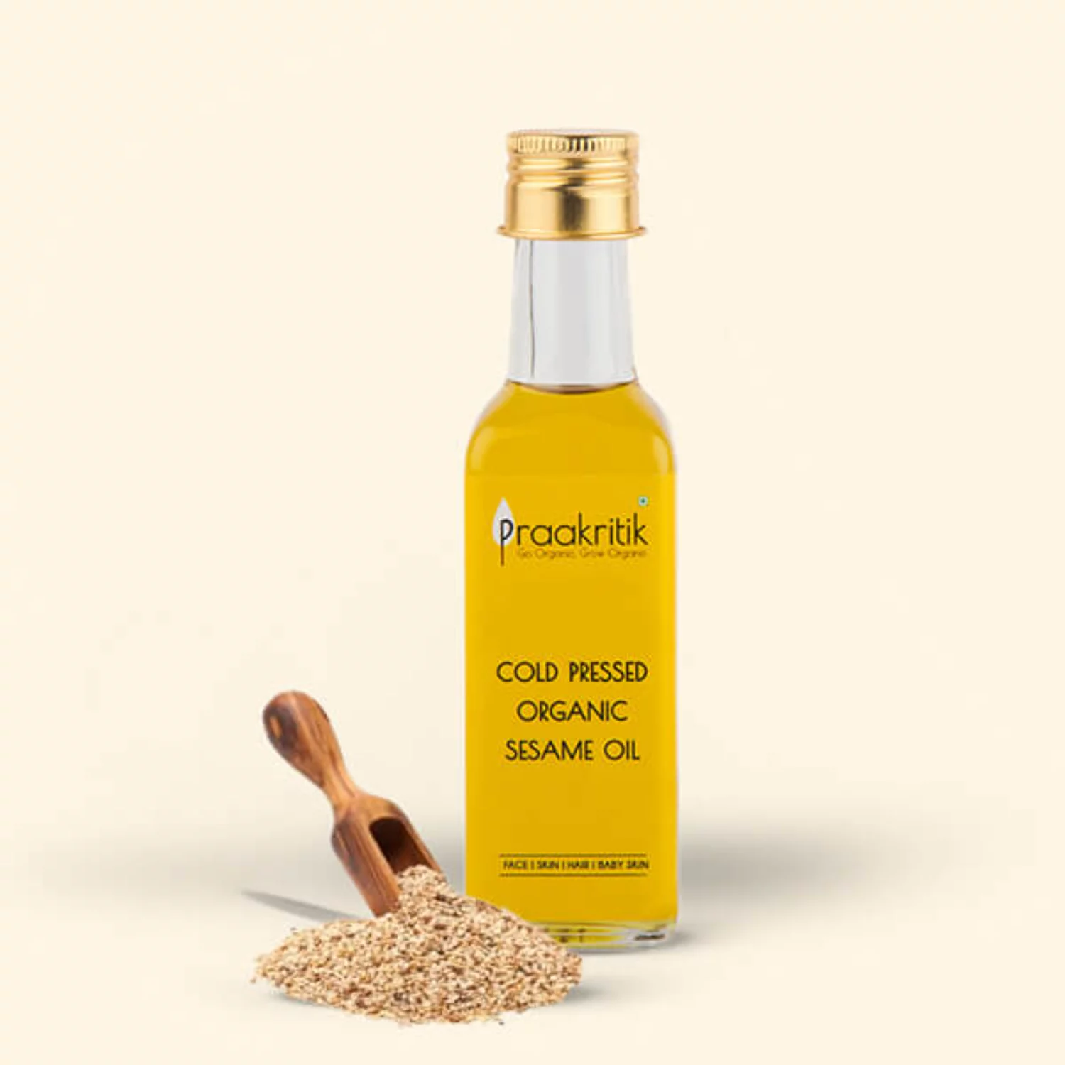 Praakritik Organic Cold Pressed Sesame Oil  100 ml