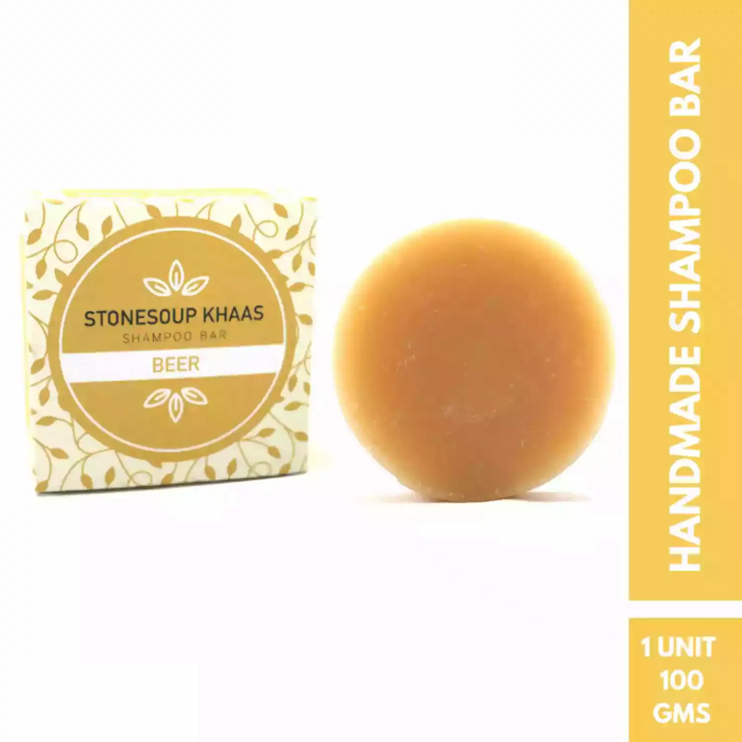 Stonesoup Khaas Beer Shampoo Bar 100 gms