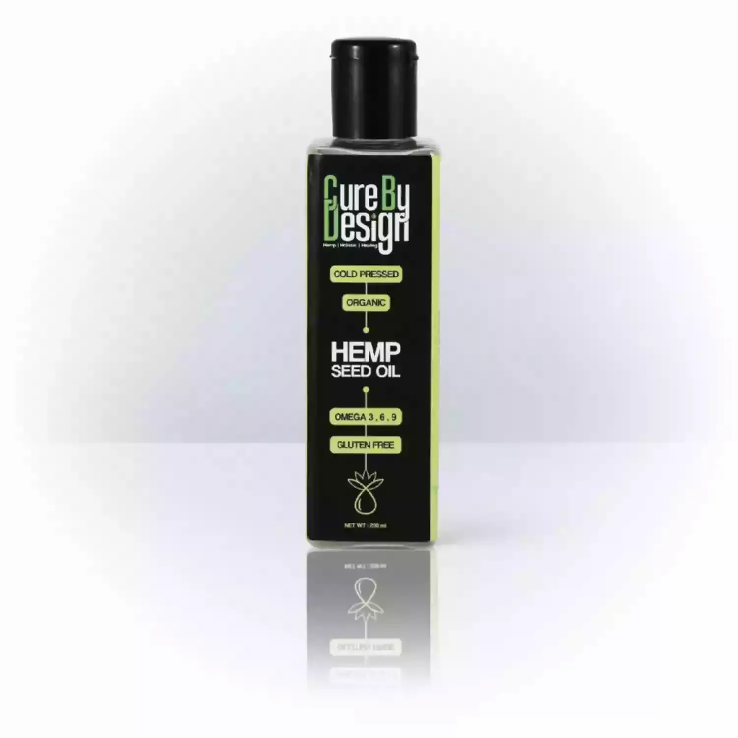 Cure By Design Hemp Seed Oil 200ml