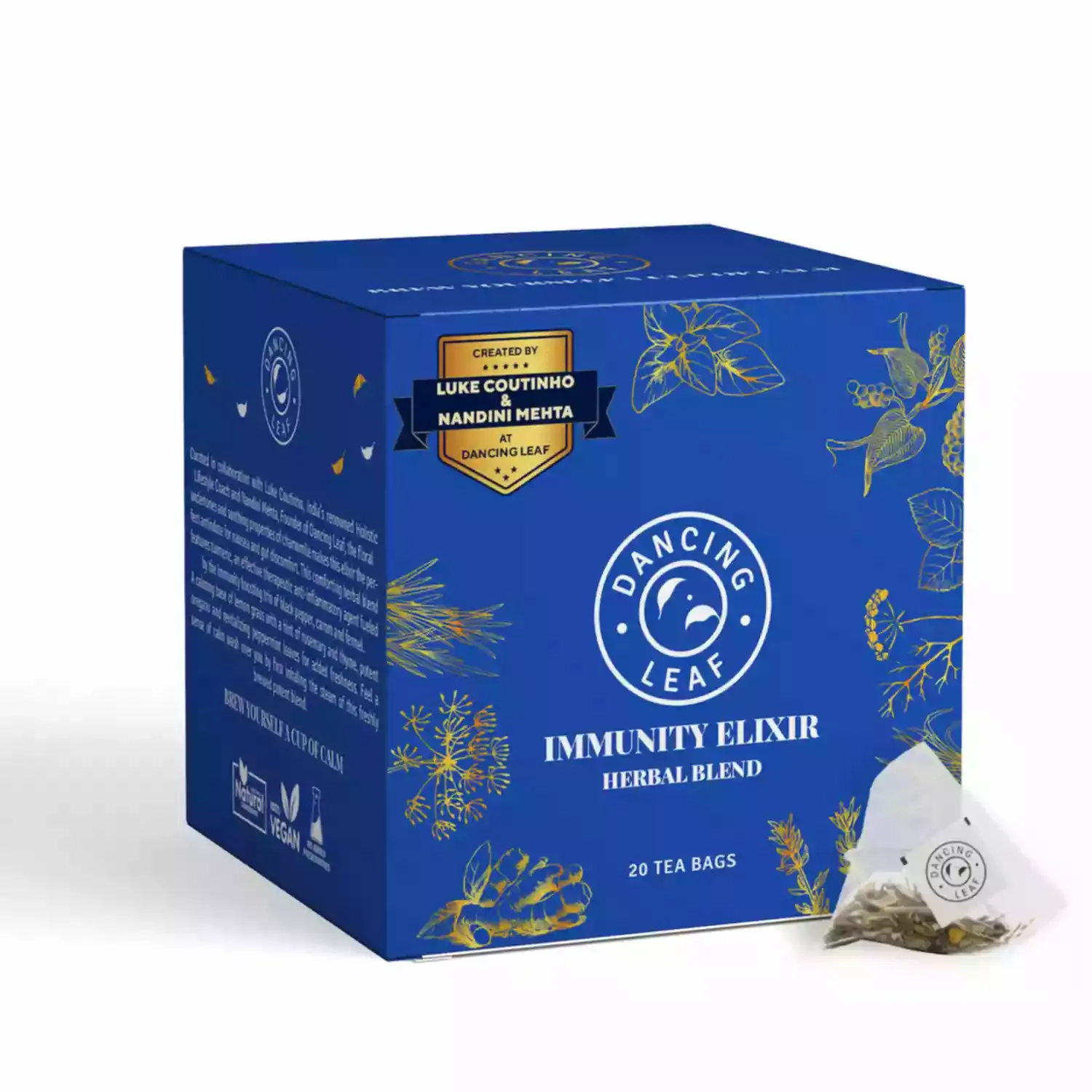 Dancing Leaf Immunity Elixir Herbal Blend (20 Tea Bags)