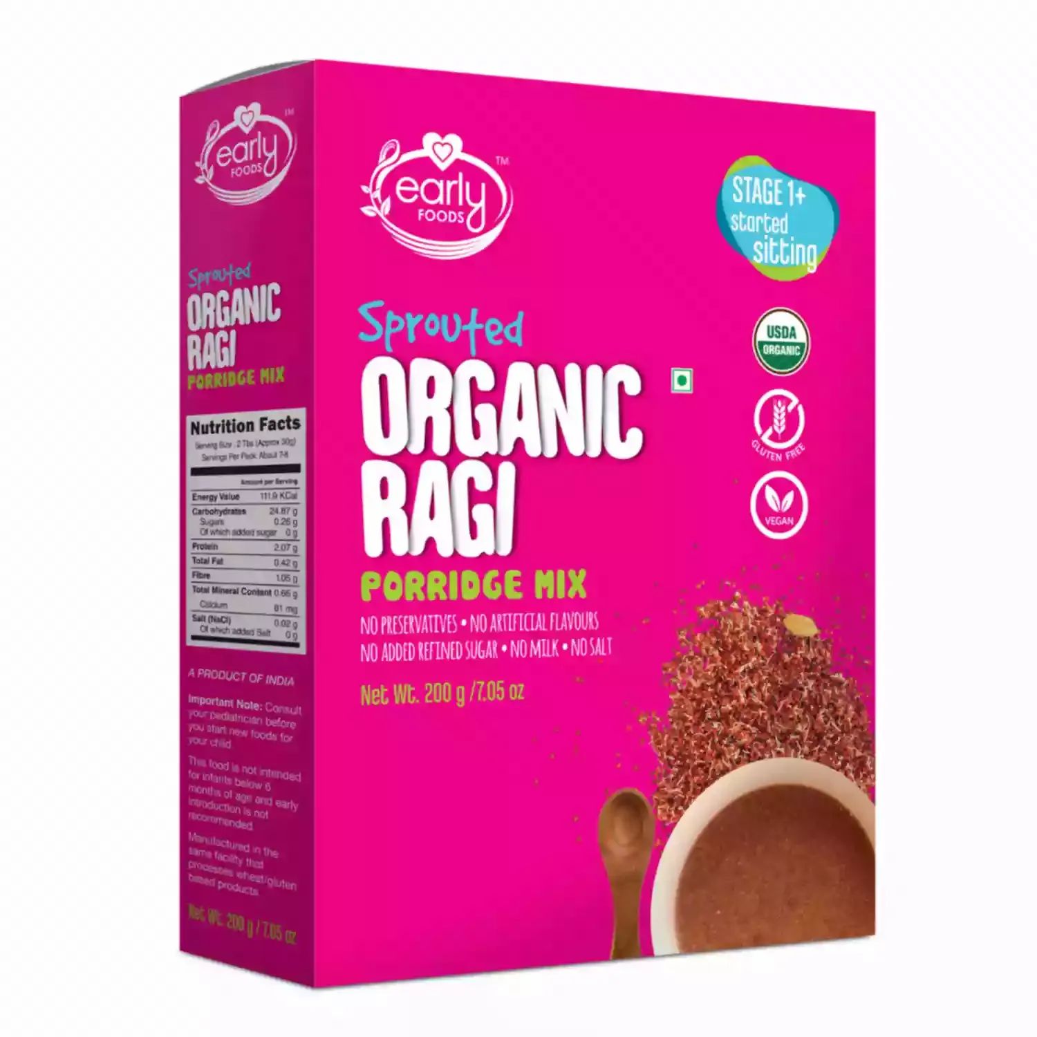 Sprouted Ragi Mix – Yoga Bars
