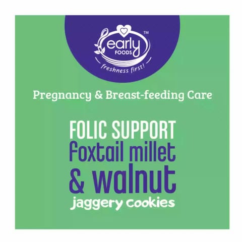 Early Foods and Foxtail Millet Walnut Jaggery Cookies 150g