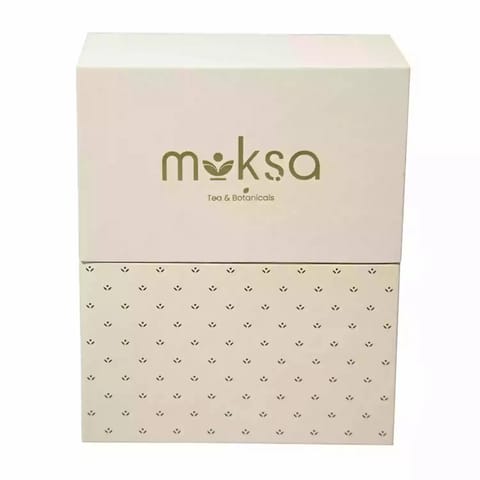 Moksa Assorted Tea Gift Set Sparkle Single Round Caddy in Assorted Tea Gift Pack Lychee Black Tea