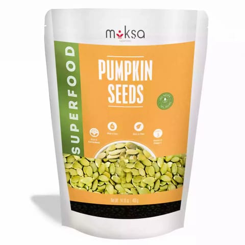 Moksa Pumpkin Seeds Natural and Vegan (400 gms)