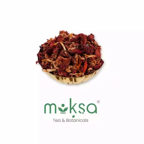 MOKSA Tea BOTANICALS Peach Rhododendron Tea Loose Leafs Peach Infusion Dried Loose Tea 50g