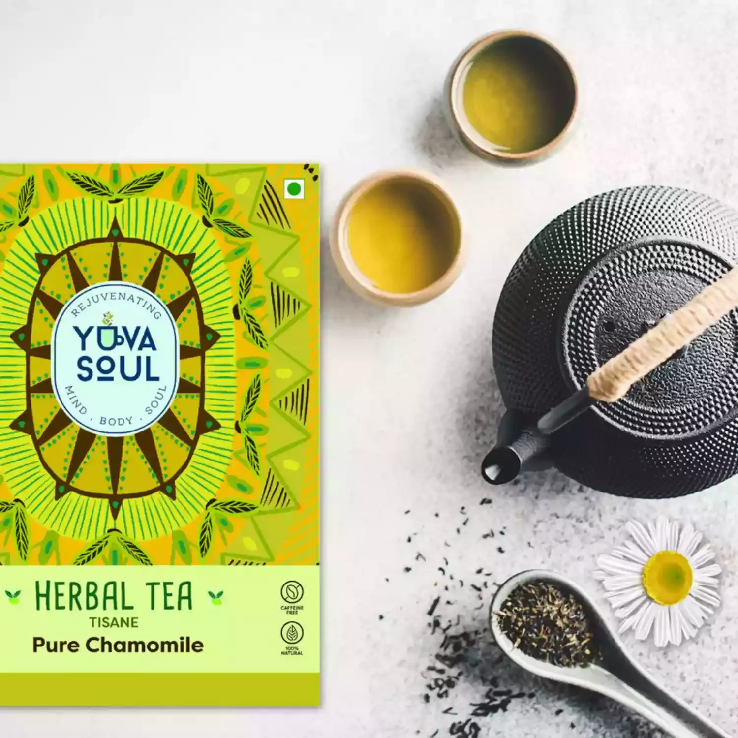 Yuva Soul Pure Chamomile Tea (75 gms, Makes 50 cups)