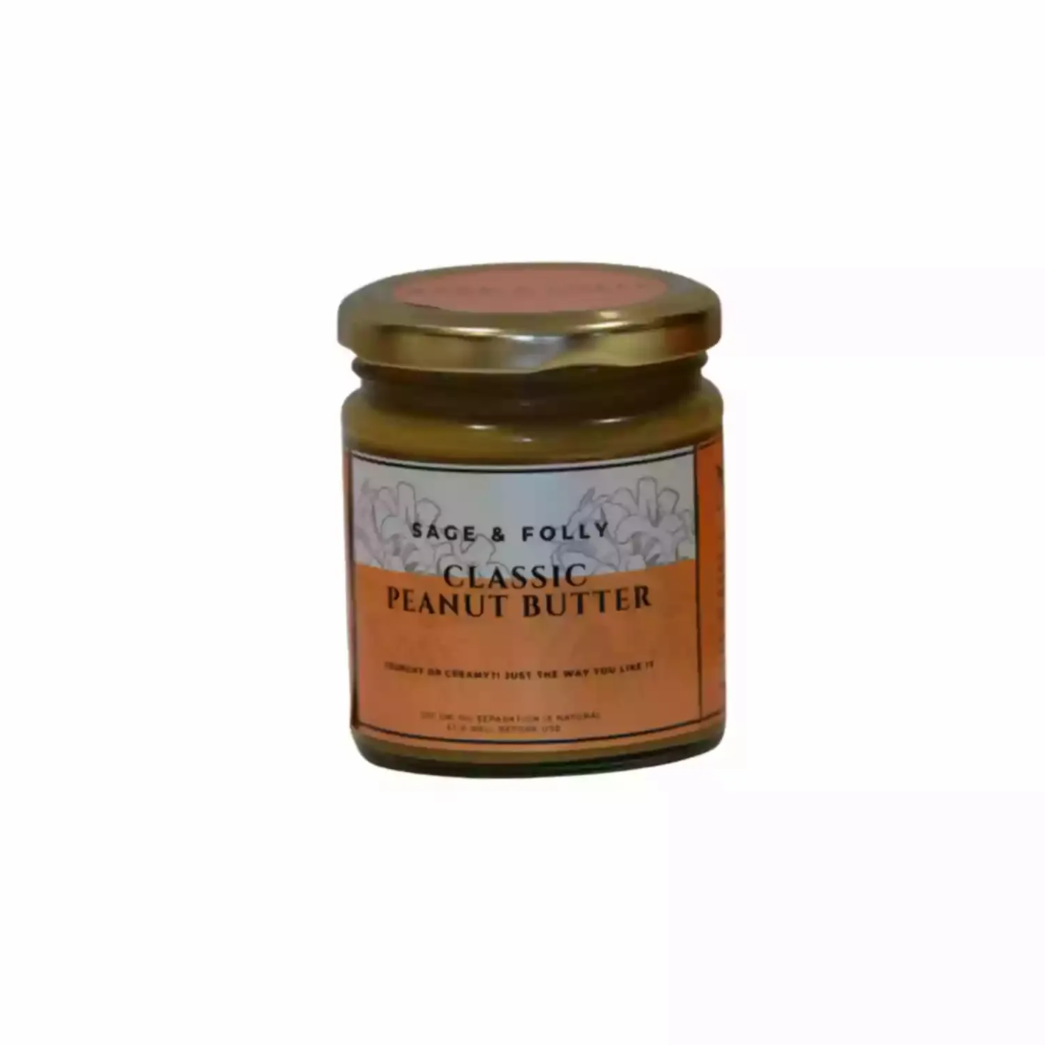 Sage and Folly Classic Peanut Butter 200 gm