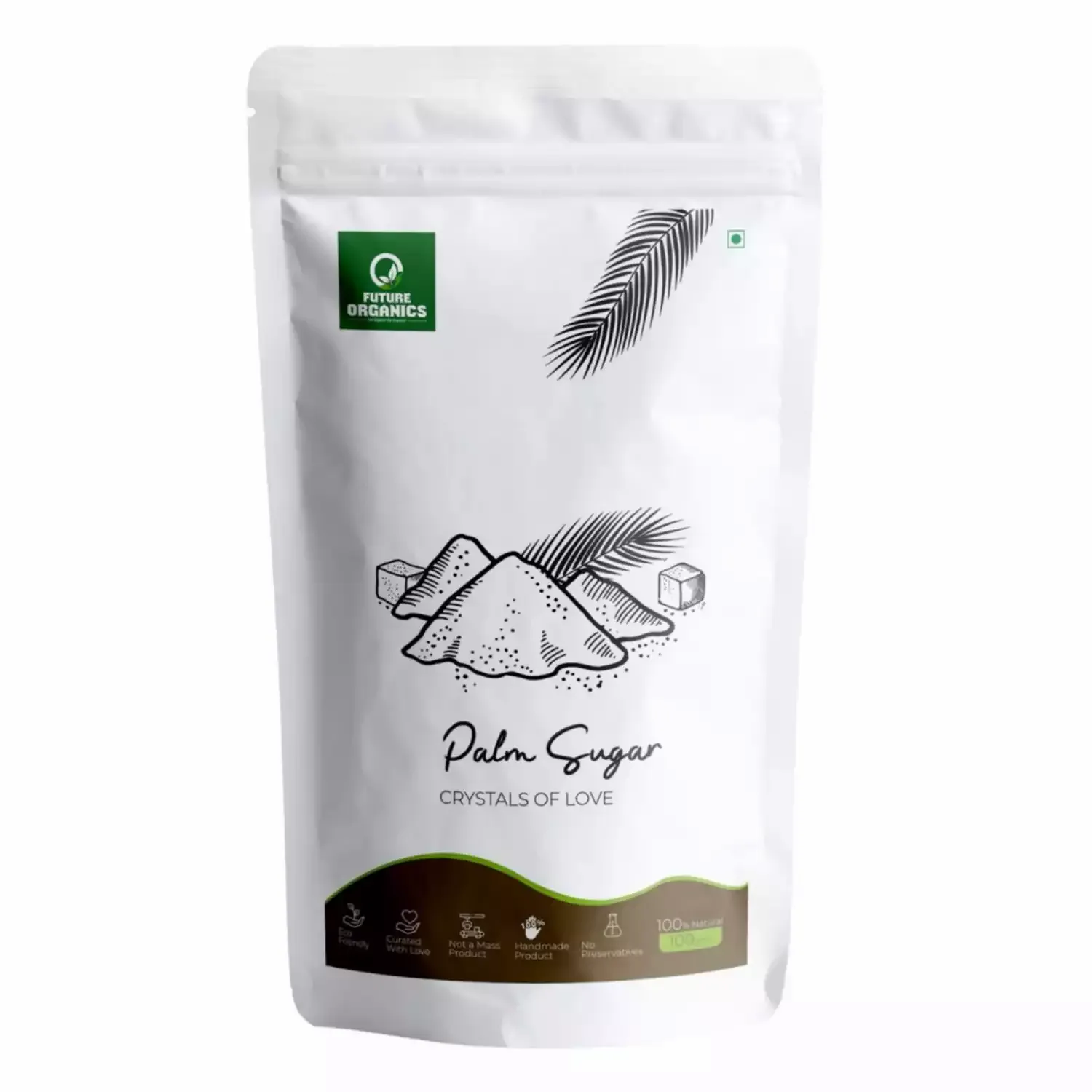 Future Organics Palm Sugar 100 Grams each Pack of 2