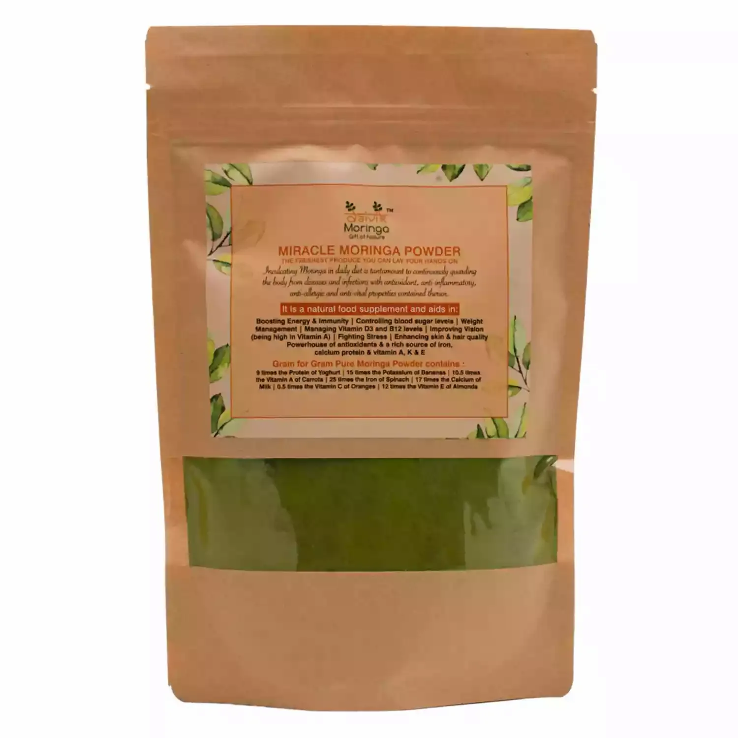 Daivik Moringa Miracle Moringa Powder (250 gms)