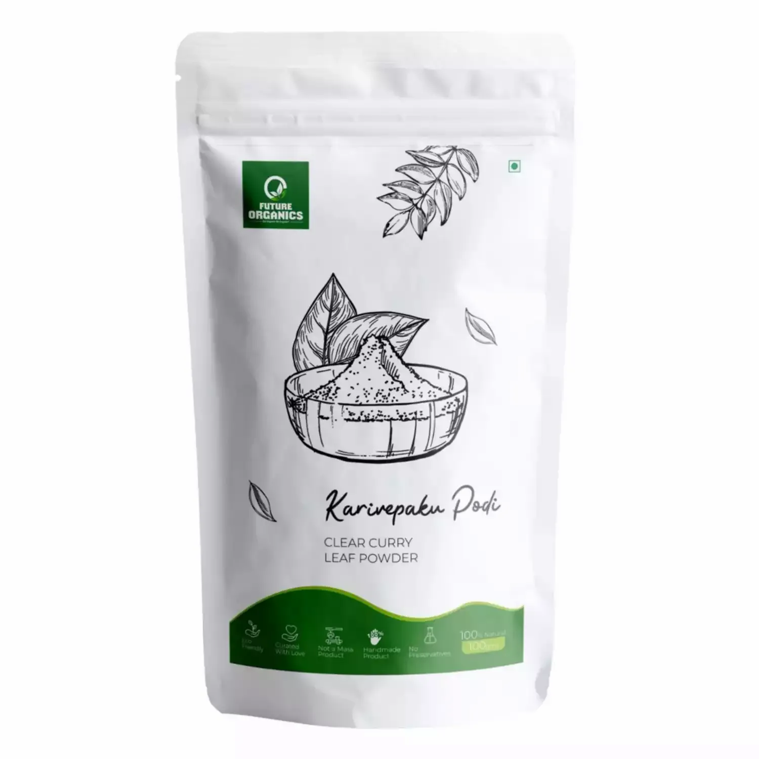 Future Organics Curry Leaf Powder 100 gms Each Pack of 2