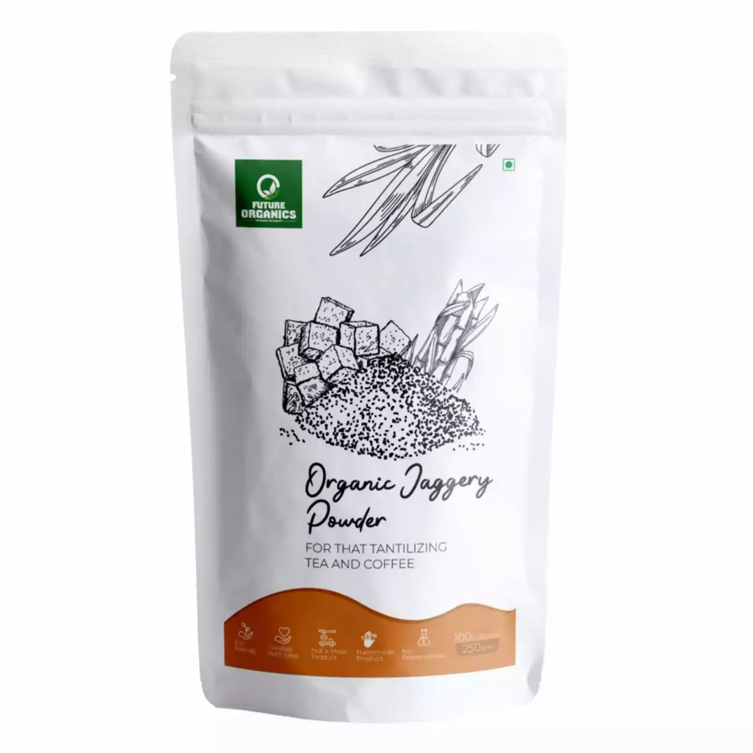 Future Organics Organic Jaggery Powder 250 gms Each Pack of 3