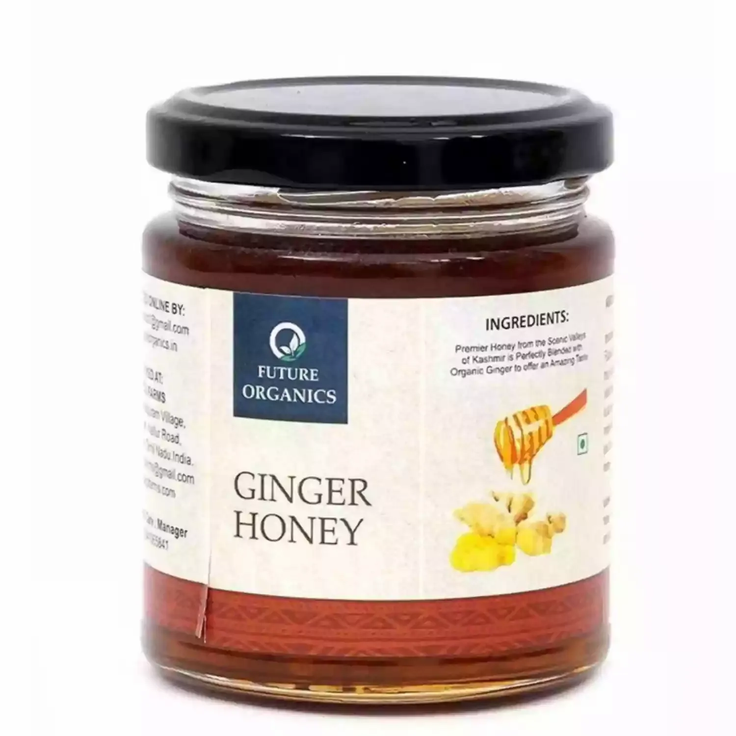 Future Organics Ginger RAW Honey 250 gms