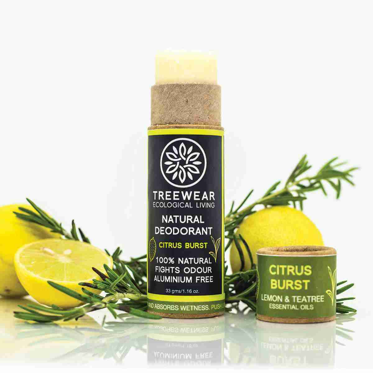 TreeWear Citrus Burst Natural Deodorant 33 gms