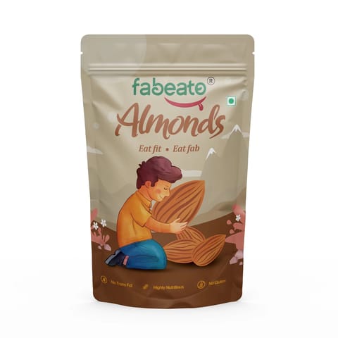 Fabeato Natural Premium Almonds (1kg)