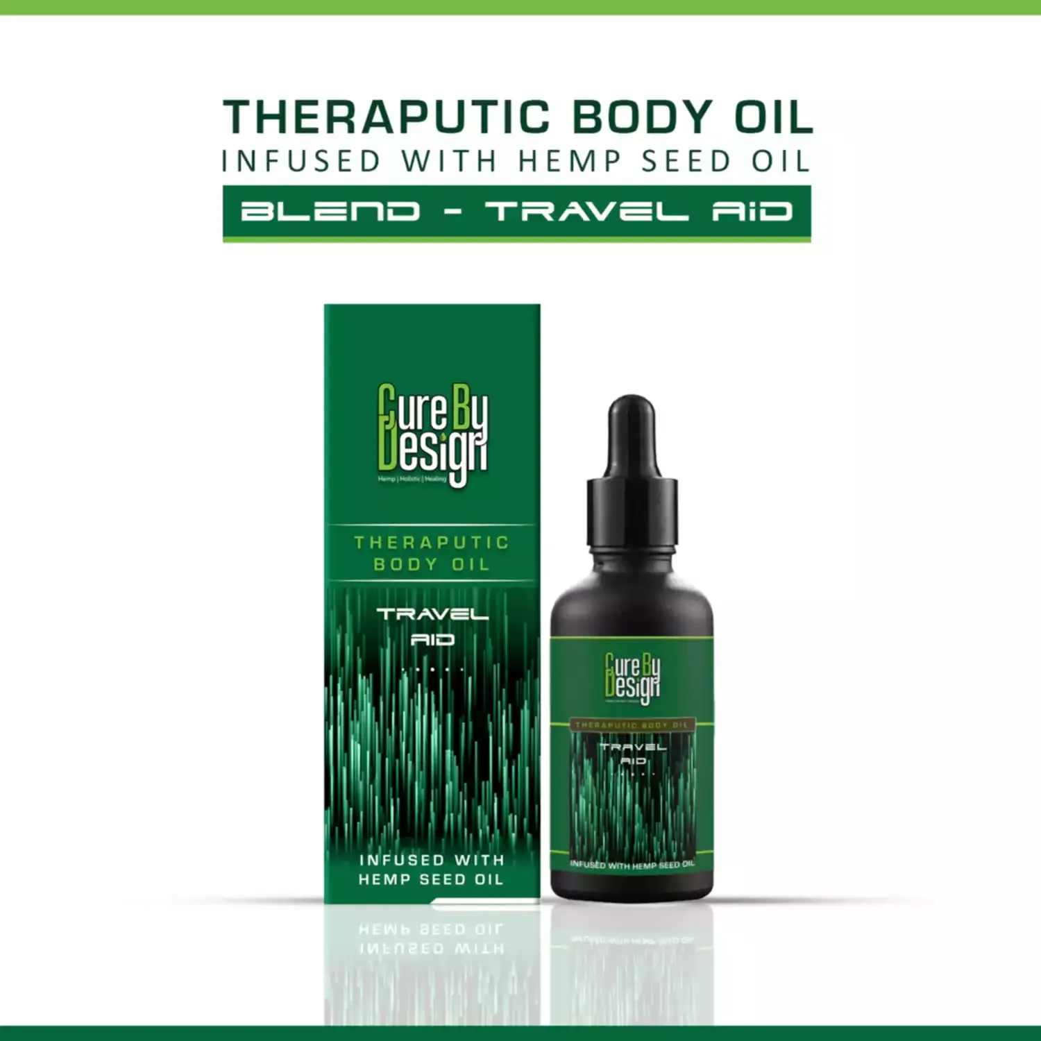 Cure By Design Therapeutic Healing Blend - Travel Aid 30ml