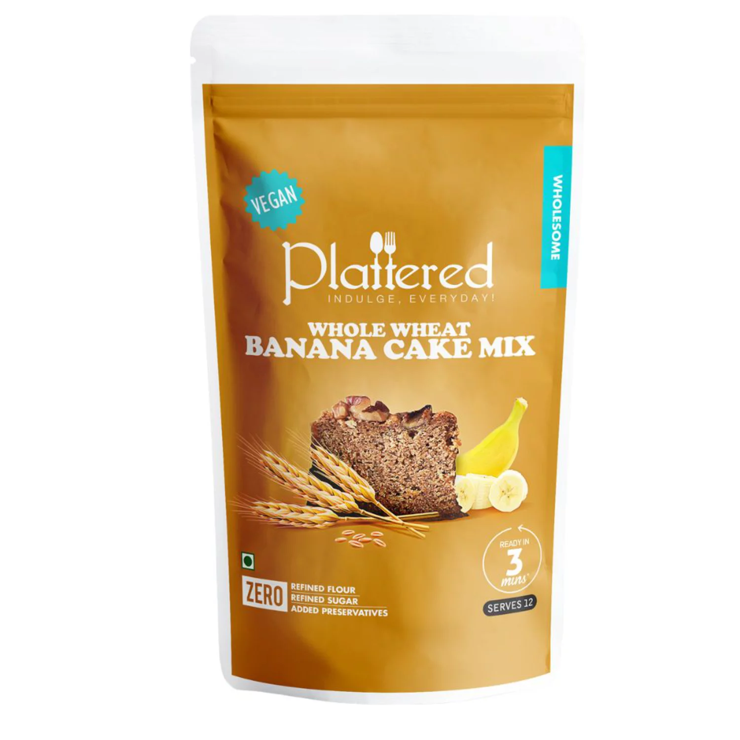 Plattered Whole Wheat Banana Cake Mix (320g)