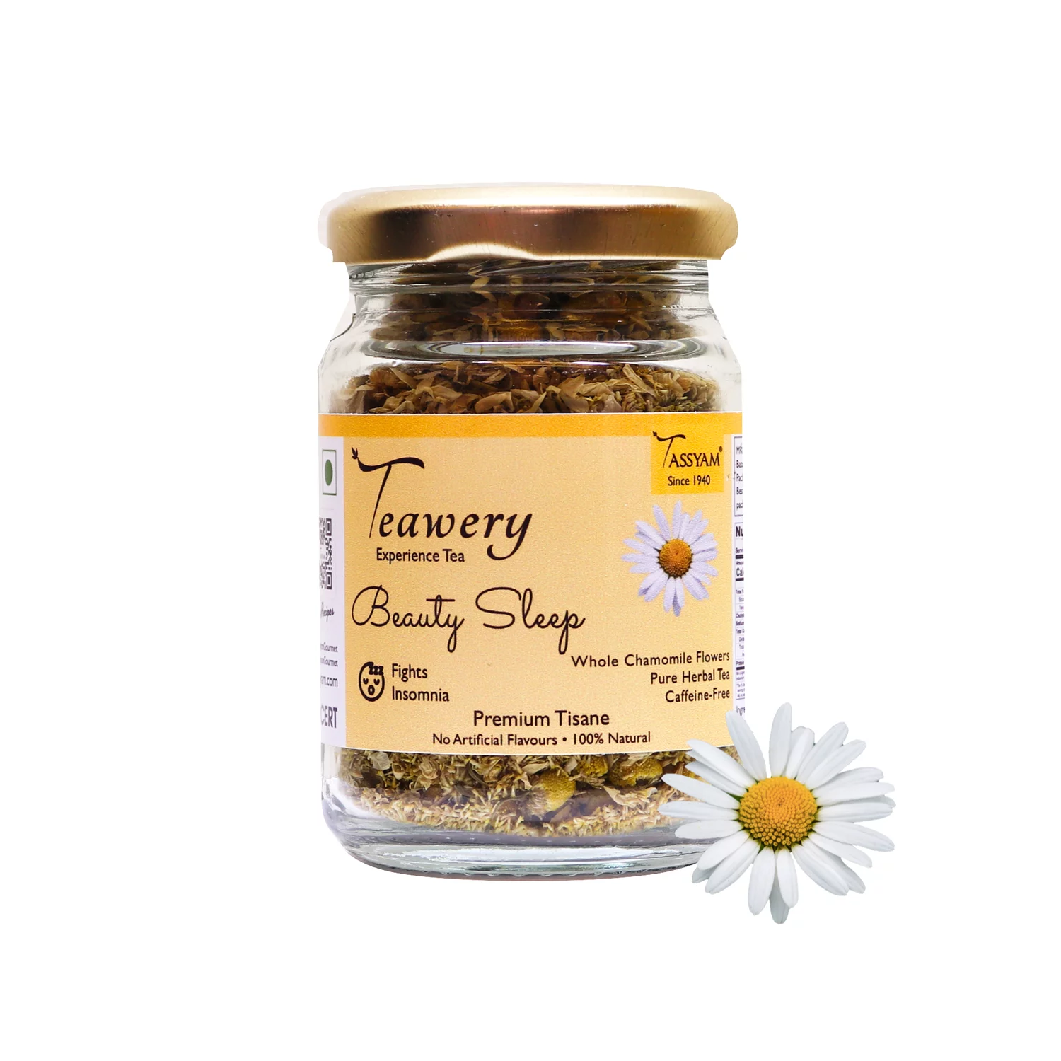 Teawery Beauty Sleep Tisane 20g | Caffeine Free Herbal Tea by Tassyam Organics