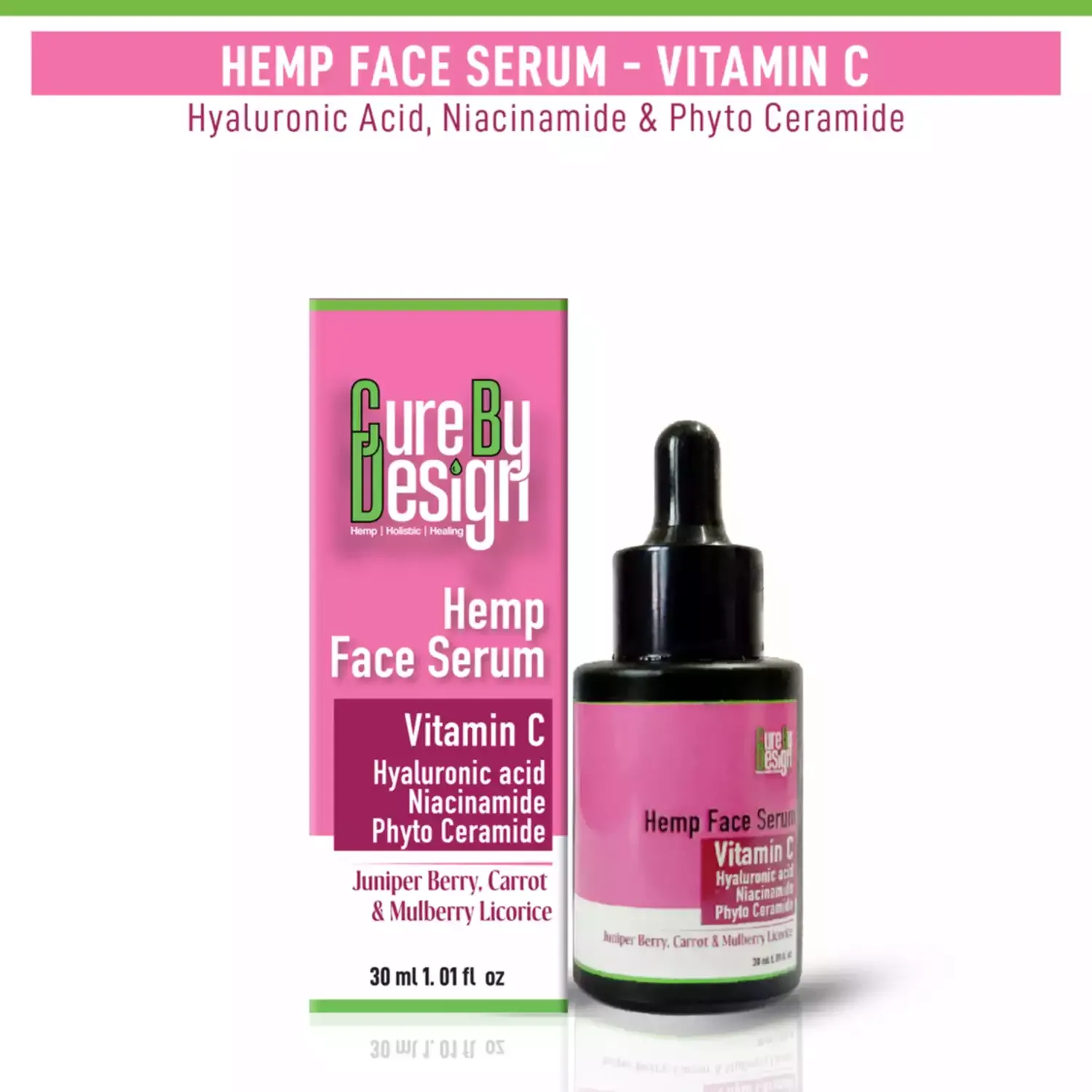 Cure By Design Hemp Face Serum