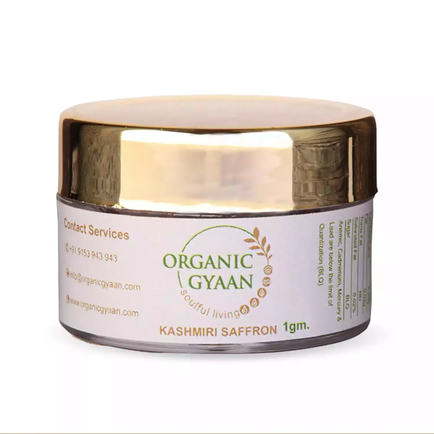 Organic Gyaan Original Kashmiri Saffron (Kesar) 1gm