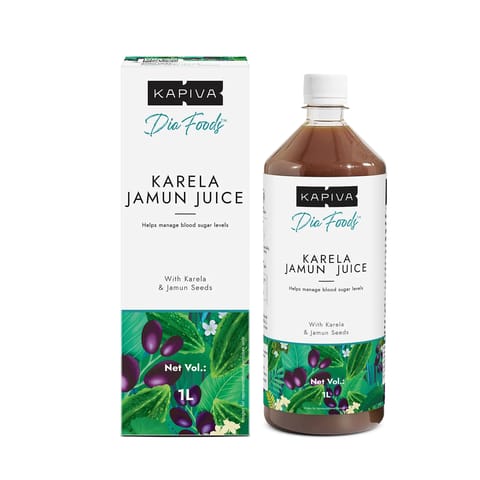 Kapiva Karela Jamun Juice - (1 ltr)