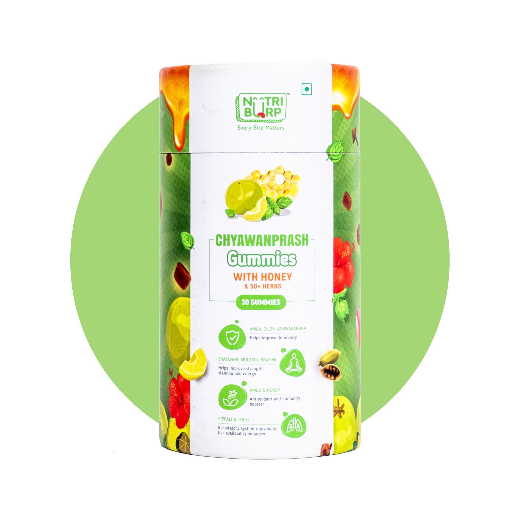 NutriBurp Chyawanprash Gummies - No Sugar Immunity Gummies