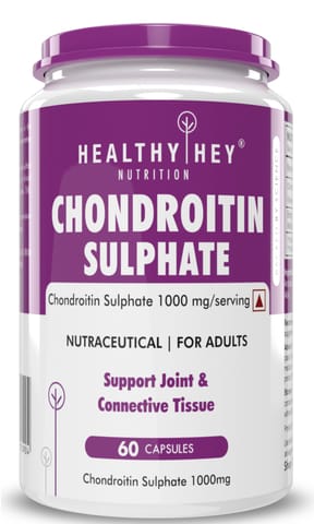 HealthyHey Nutrition Chondroitin Sulphate - Support for Joints (60 Capsules)