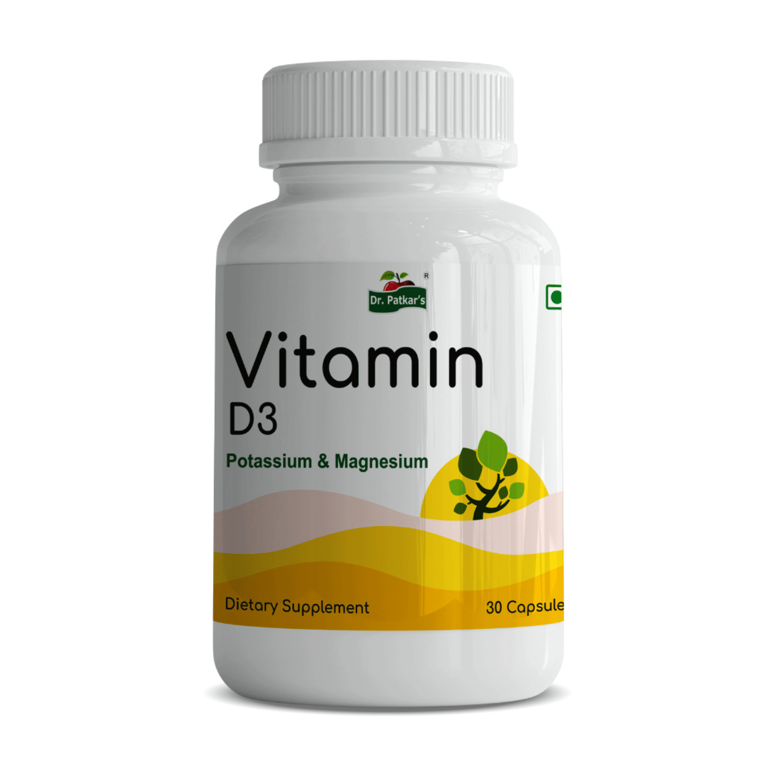 Dr. Patkar's Vitamin D3 Capsules (30 Veg Capsules)