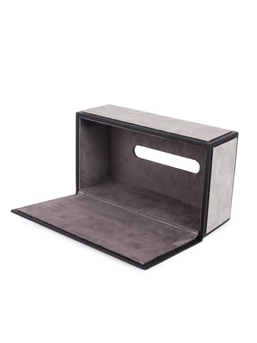 Nadora Duo Tone Tissue Box (Grey & Black)