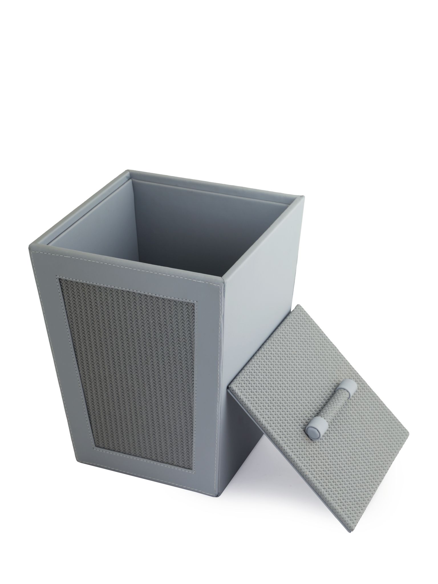 Nadora Braided Dustbin (Grey)