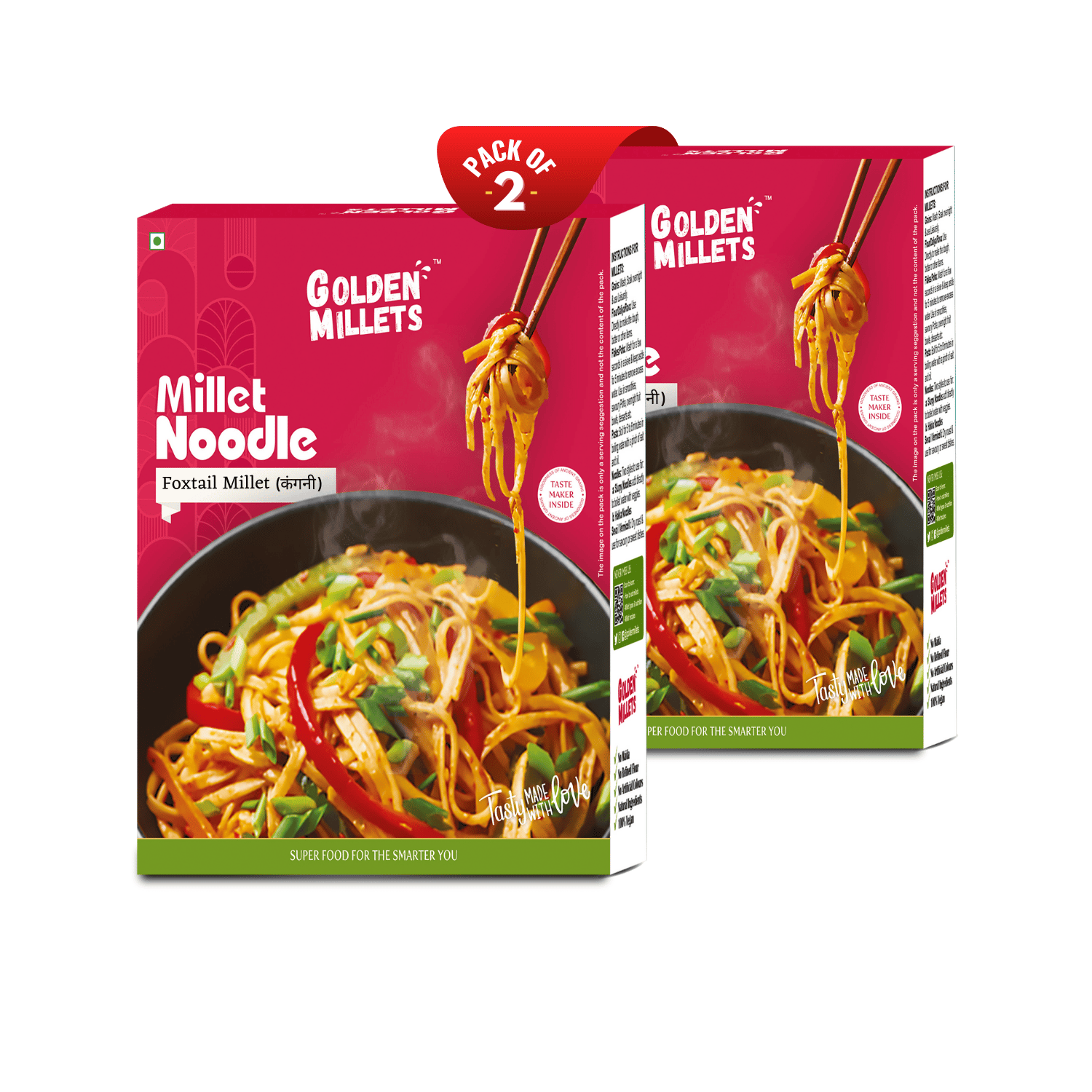 Golden Millets Foxtail Noodles (Pack of 2)
