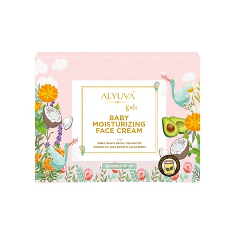 Alyuva Baby Moisturizing Face Cream, 40 gms