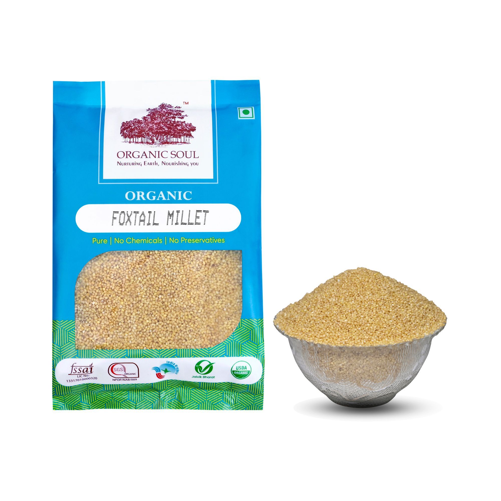 Organic Soul Foxtail Millets (500 gms)