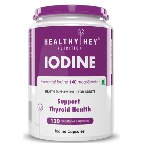 Healthyhey Nutrition Iodine (120 Veg Capsules)