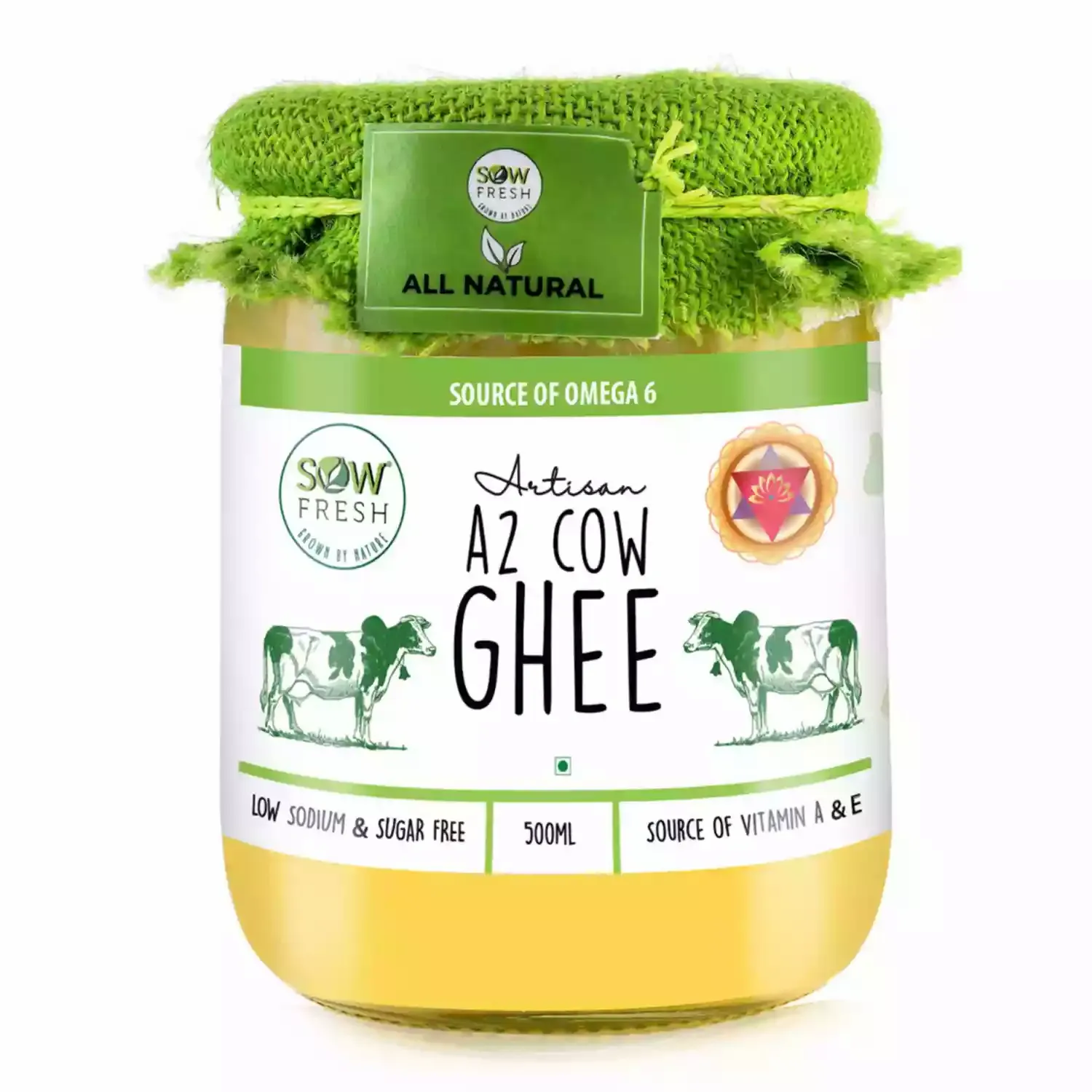 Sow Fresh ARTISAN A2 COW GHEE 500 ML