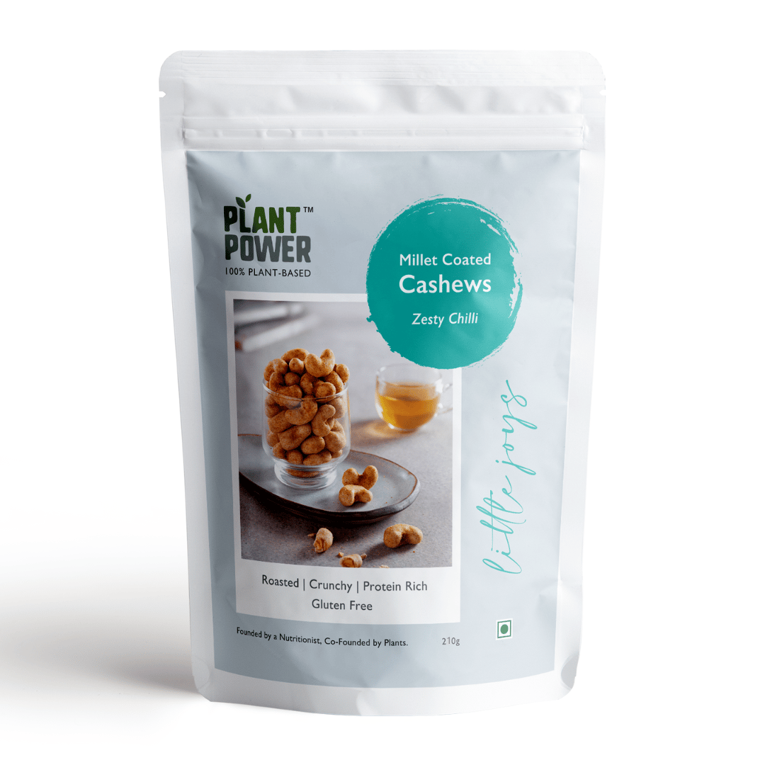 Plant Power Millet Coated Cashews (210 gms)