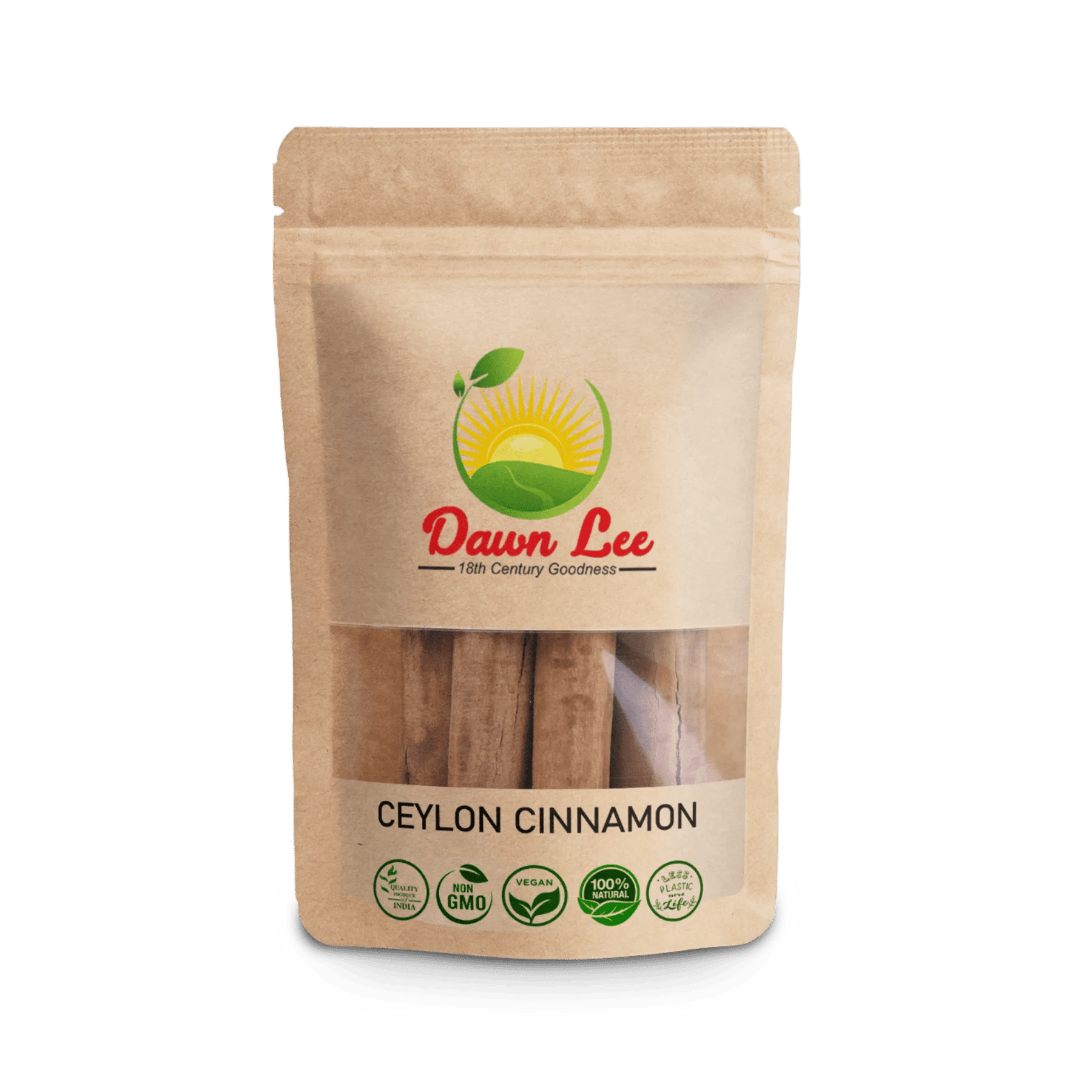 Dawn Lee Ceylon Cinnamon Sticks  Real Dalchini (2 Sticks, 50 gms)