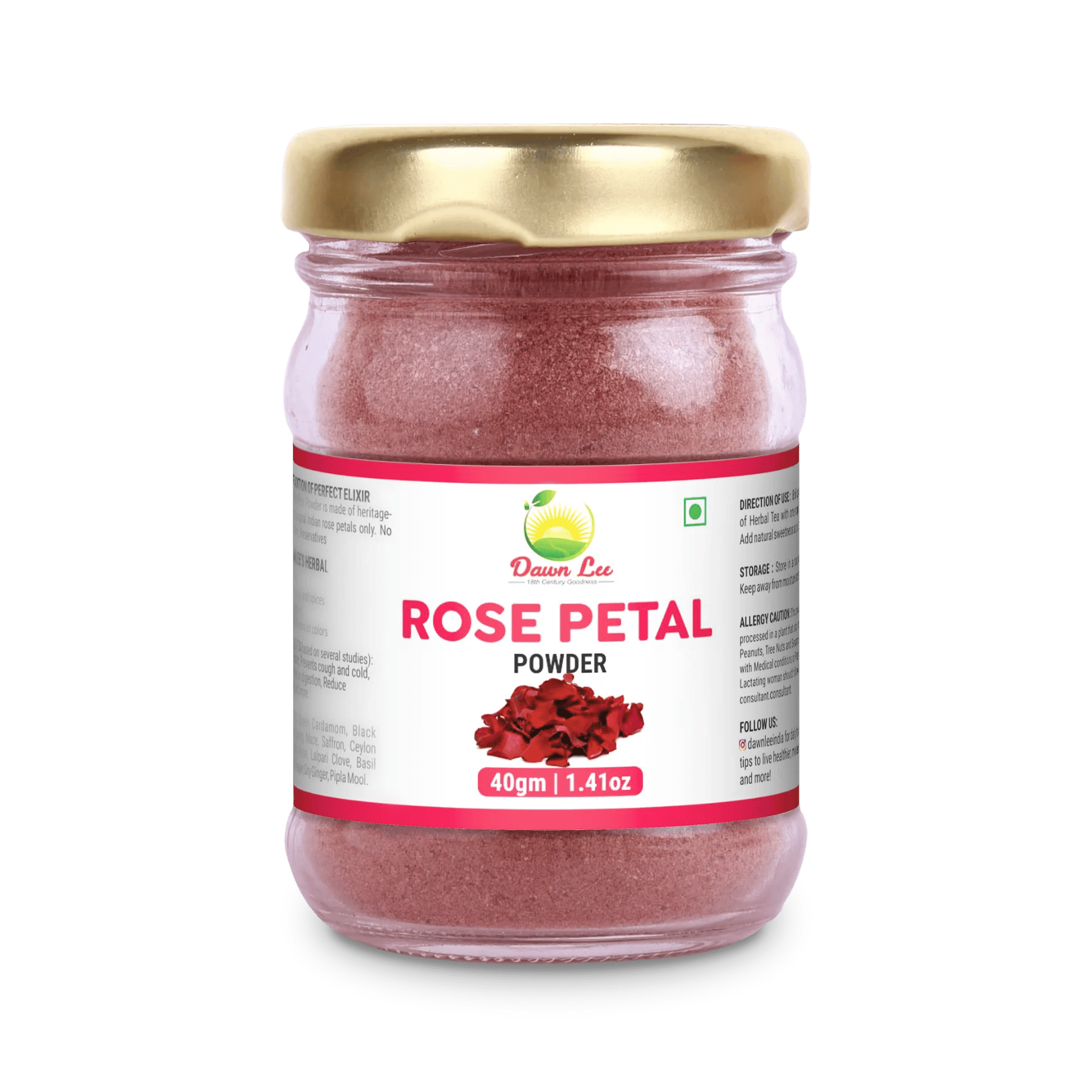 Damask Rose Petal Powder 