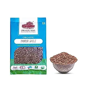 Organic Soul Masoor Whole (500 gms)