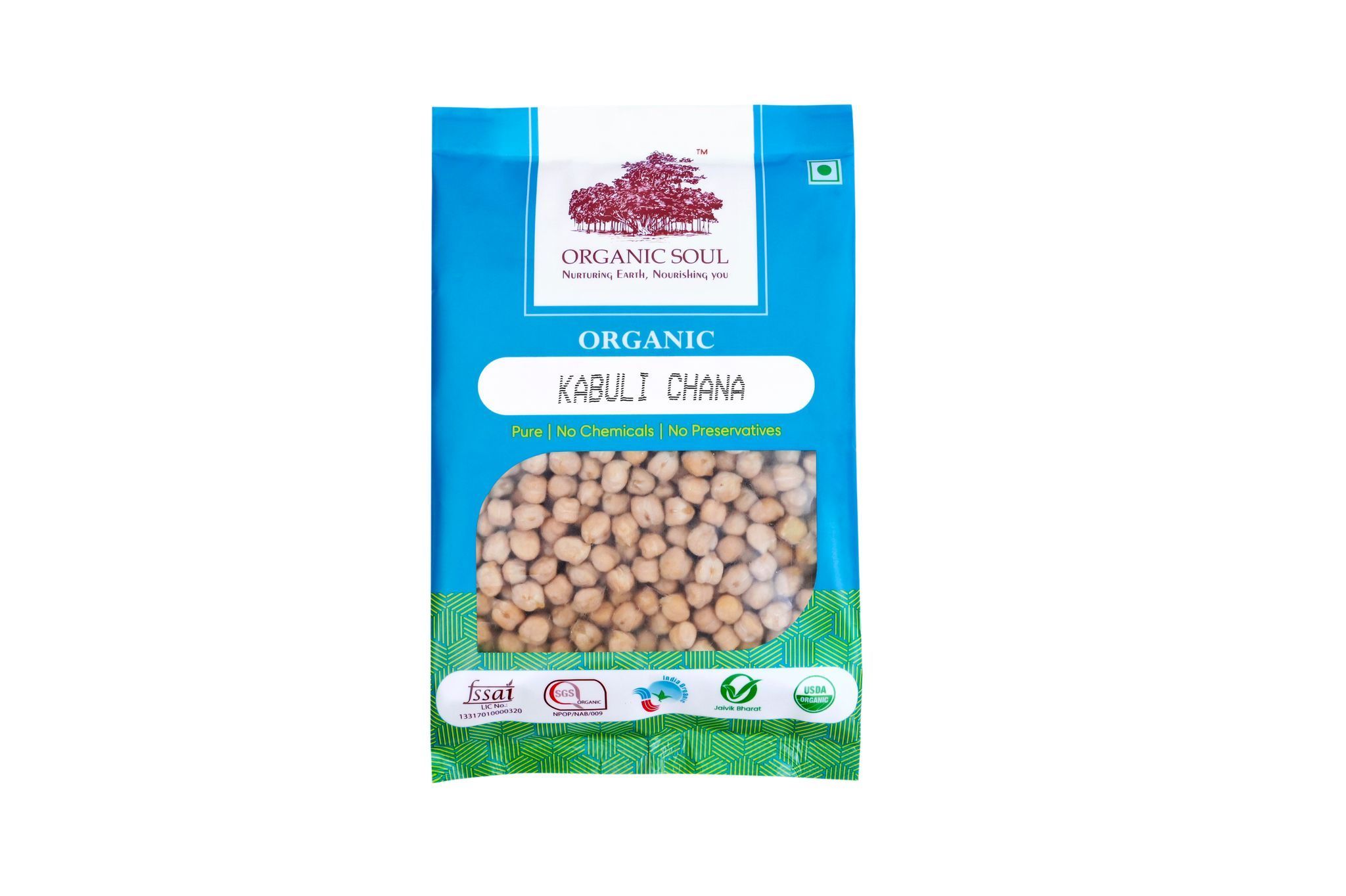 Organic Soul Kabuli Chana (500 gms)