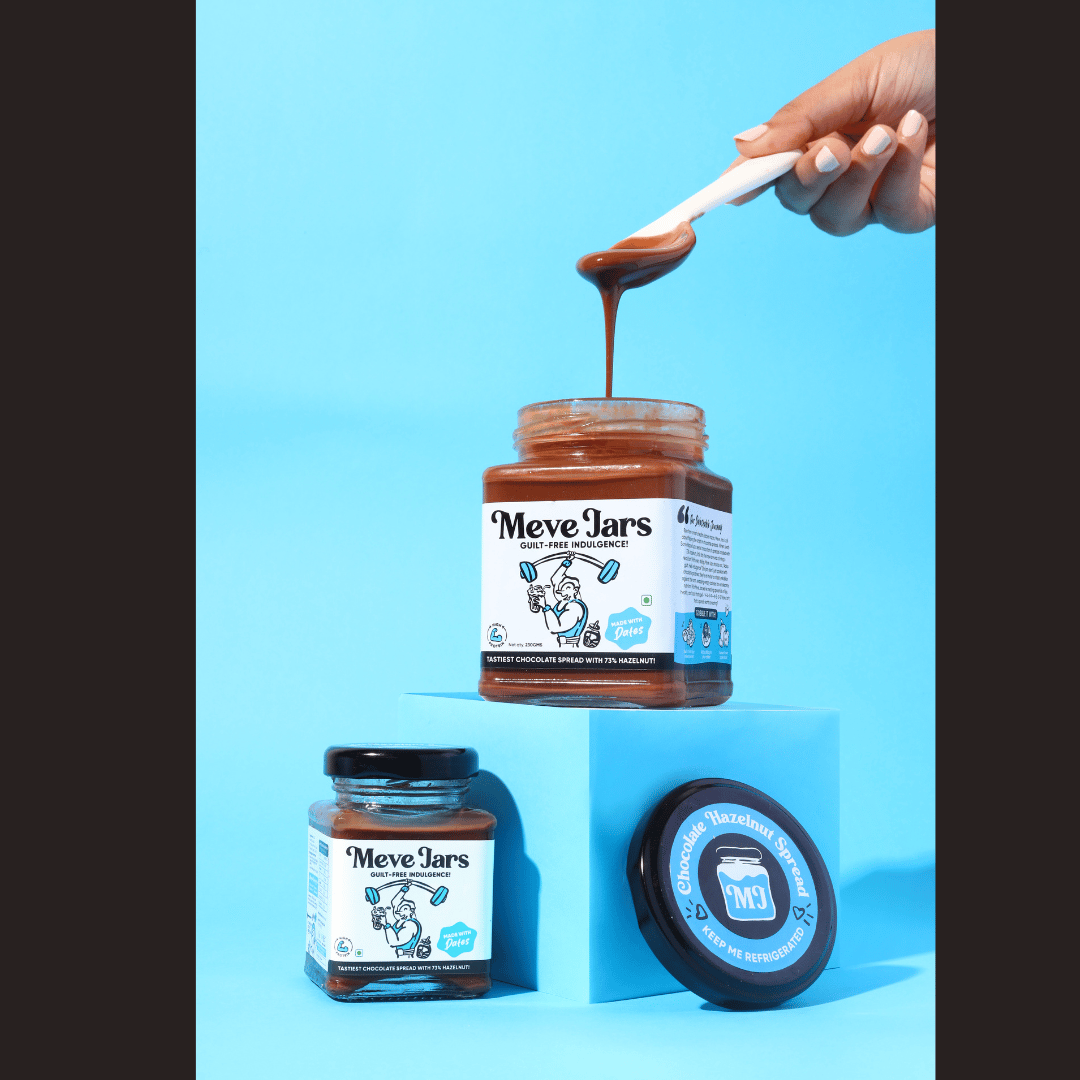 Meve Jars Hazelnut Chocolate Spread VEGAN - CREAMY DATES (230 gms)