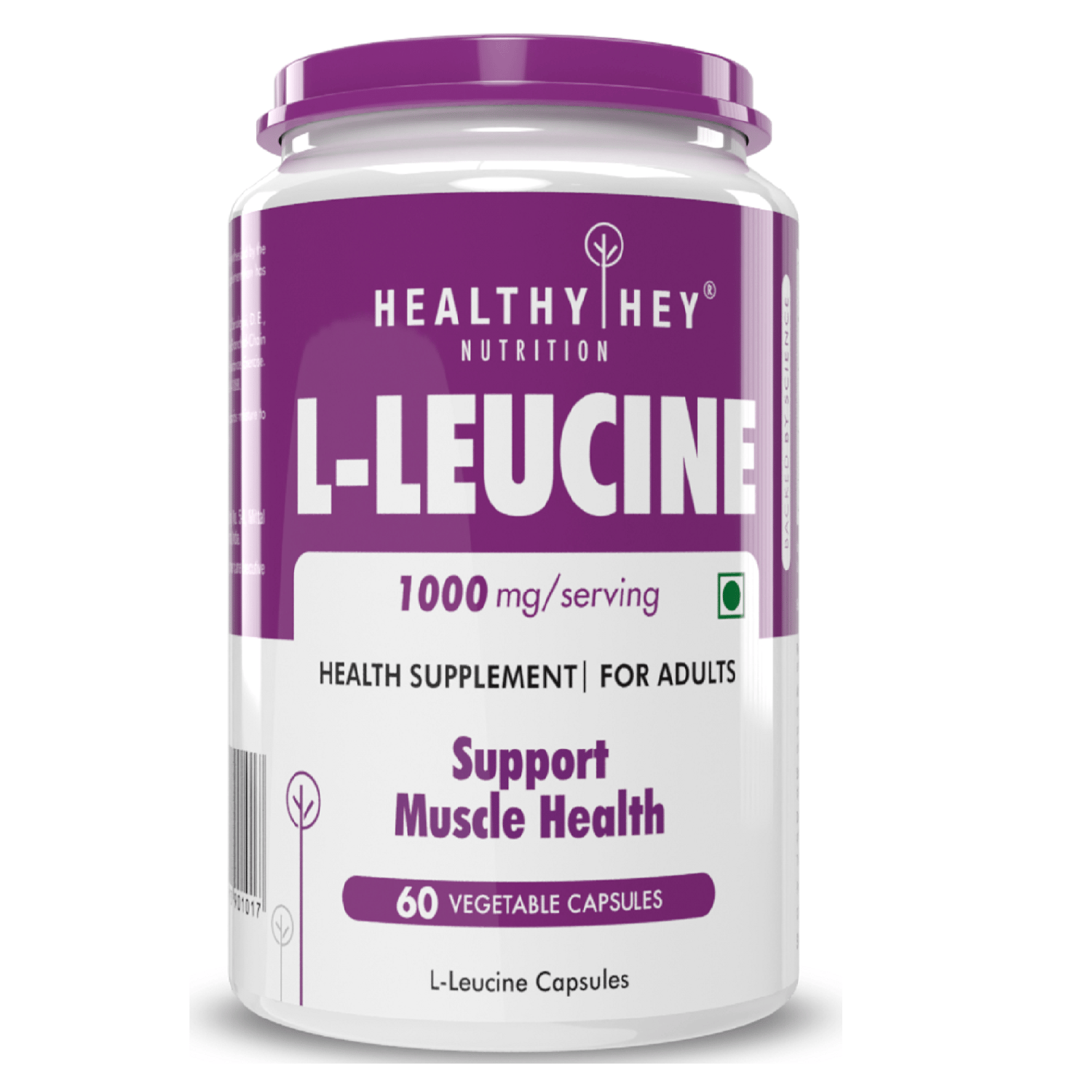 Healthyhey Nutrition L-Leucine  60 capsules