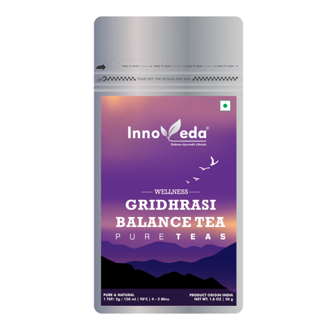 Innoveda Gridhrasi Sciatic Nerve Balance Tea (50 gms, Makes 40-50 Tea Cups)