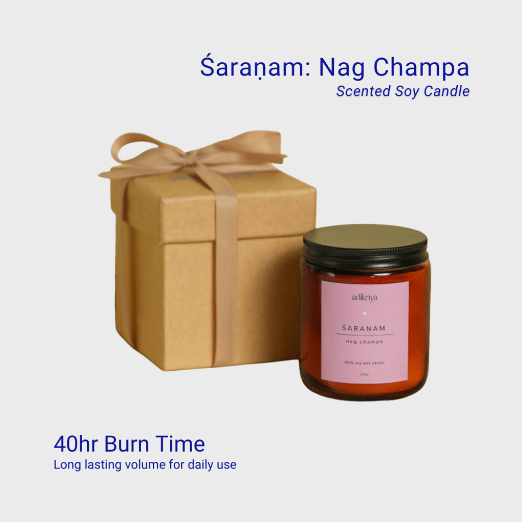 Nag Champa Scented Soy Candle